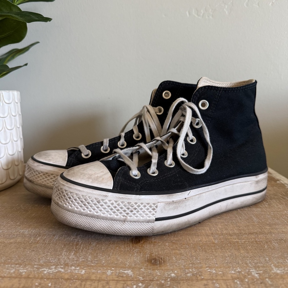 Converse Chuck Taylor All Star Lift Platform High Top Sneakers : 7